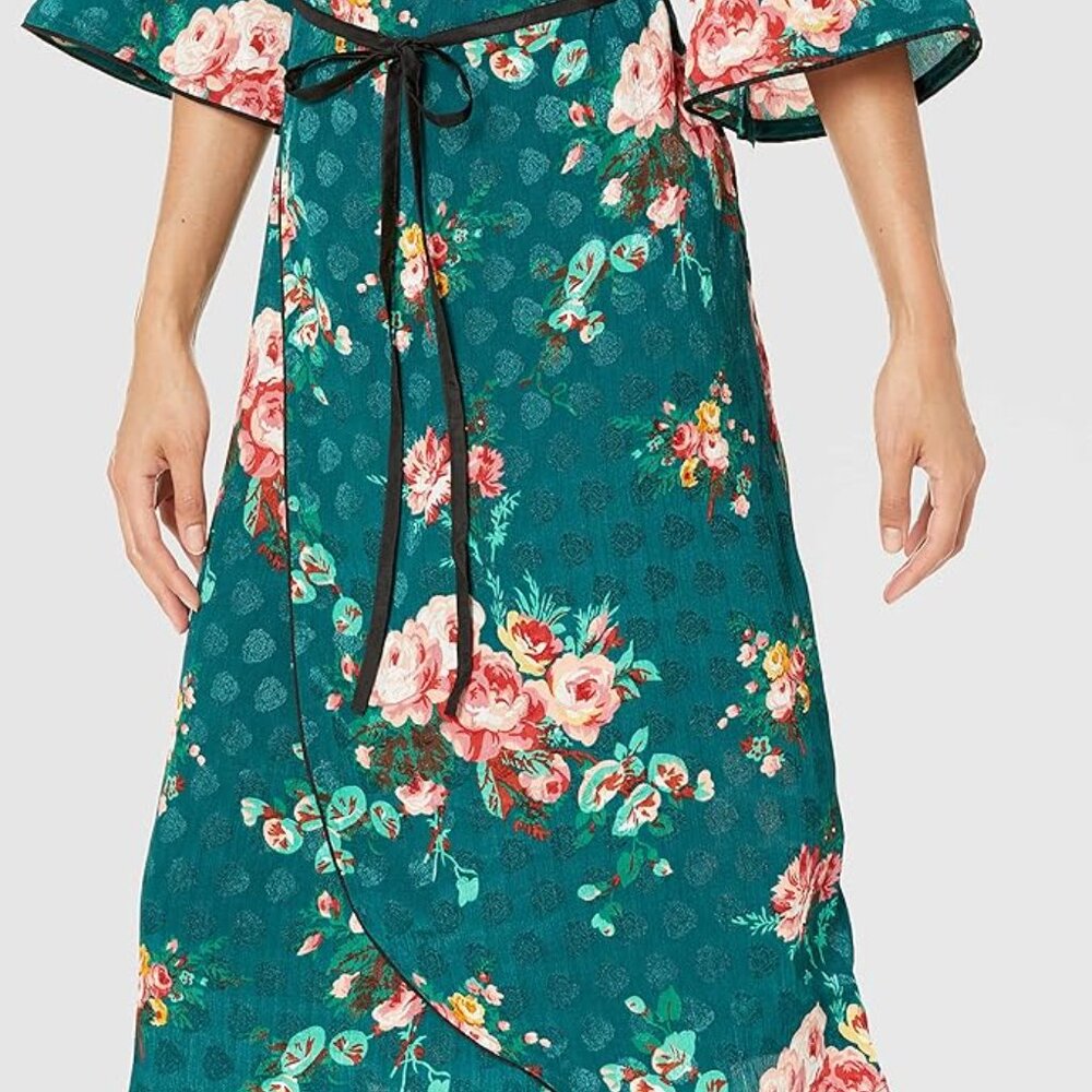 Floral Wrap Dress Dress SIZE XXL - Picture 5 of 7